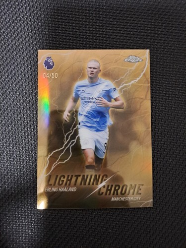 Erling Haaland 2026 Topps Chrome Gold /50