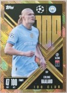 Erling Haaland 2024 Topps Chrome Gold /50