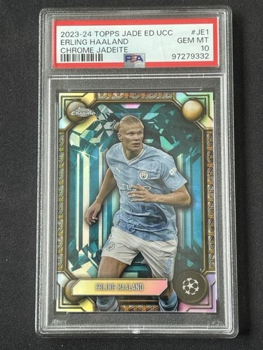 Erling Haaland 2023 Topps Chrome Jadeite #JE-1