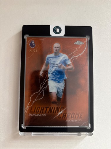 Erling Haaland 2026 Topps Chrome Lightning Chrome /25