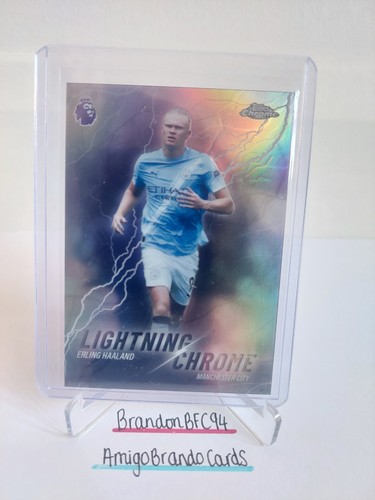 Erling Haaland 2026 Topps Chrome Lightning Chrome