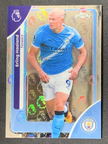 Erling Haaland 2025 Topps Chrome LogoFractor