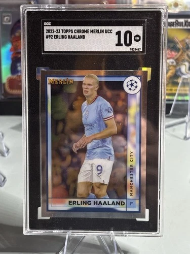 Erling Haaland 2022 Topps Chrome Merlin