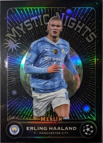 Erling Haaland 2024 Topps Chrome Merlin MN-14
