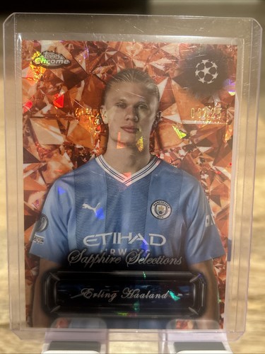 Erling Haaland 2024 Topps Chrome Orange /25