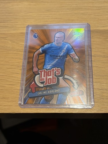 Erling Haaland 2025 Topps Chrome Orange /25