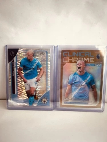 Erling Haaland 2026 Topps Chrome Premier League Refractor /50
