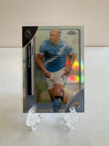 Erling Haaland 2025 Topps Chrome Premier League Rifrattore