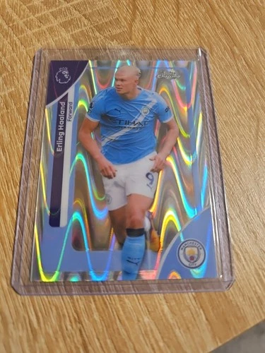 Erling Haaland 2026 Topps Chrome Premier League Wave