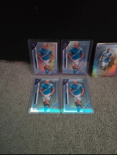 Erling Haaland 2025 Topps Chrome Premier Refractor