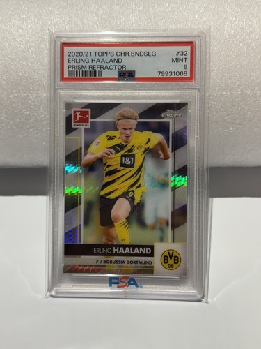 Erling Haaland 2021 Topps Chrome Prisma /199
