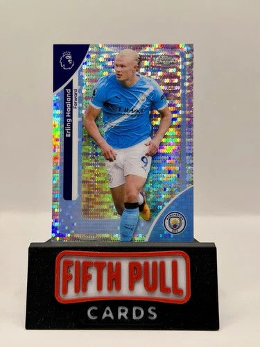 Erling Haaland 2023 Topps Chrome Pulsar Refractor