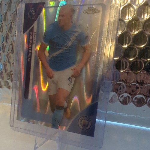 Erling Haaland 2025 Topps Chrome Raywave Refractor #125