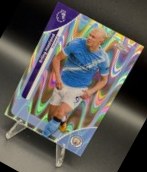 Erling Haaland 2025 Topps Chrome RayWave Refractor