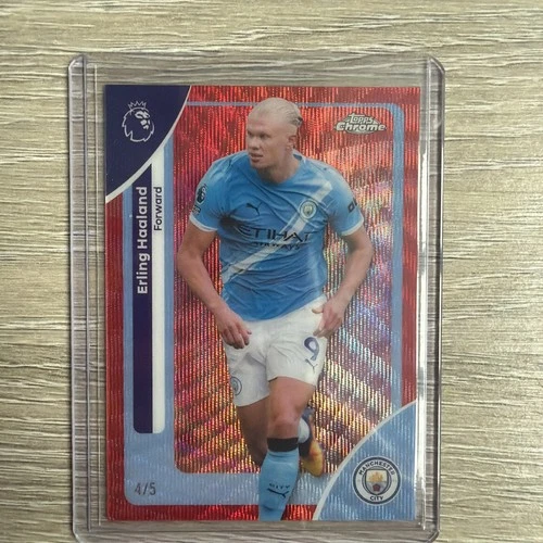 Erling Haaland 2026 Topps Chrome Red /5
