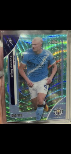 Erling Haaland 2025 Topps Chrome Refractor /199