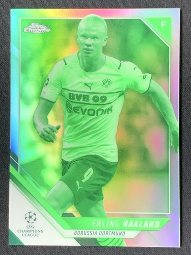 Erling Haaland 2021 Topps Chrome Refractor /225
