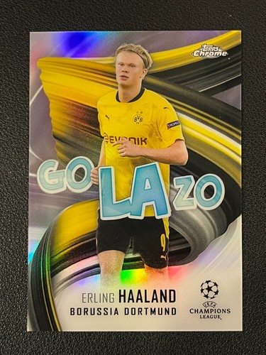 Erling Haaland 2020 Topps Chrome Refractor