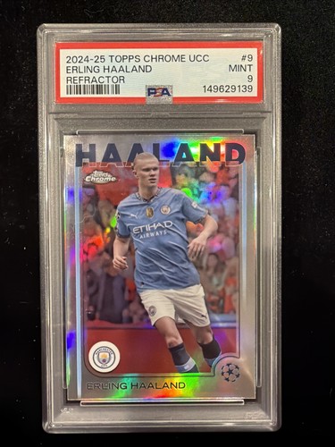 Erling Haaland 2024 Topps Chrome Refractor