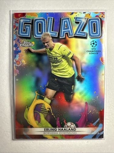 Erling Haaland 2021 Topps Chrome Refractor