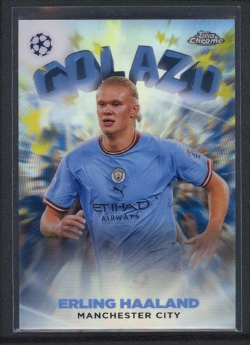 Erling Haaland 2023 Topps Chrome Refractor