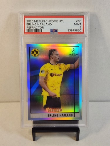 Erling Haaland 2021 Topps Chrome Refractor #65