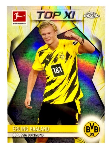 Erling Haaland 2021 Topps Chrome Refractor