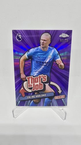 Erling Haaland 2023 Topps Chrome Refractor /75