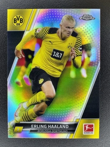 Erling Haaland 2021 Topps Chrome Refractor