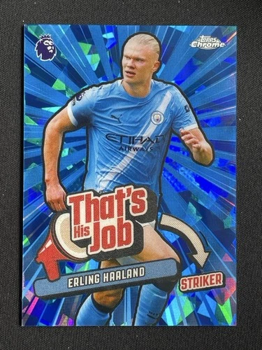 Erling Haaland 2025 Topps Chrome Sapphire