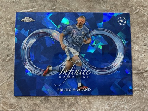 Erling Haaland 2024 Topps Chrome Sapphire /50