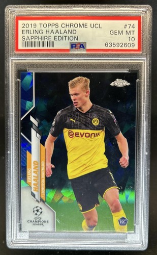 Erling Haaland 2019 Topps Chrome Sapphire