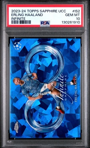 Erling Haaland 2023 Topps Chrome Sapphire