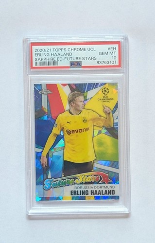 Erling Haaland 2020 Topps Chrome Sapphire