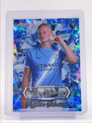Erling Haaland 2026 Topps Chrome Sapphire