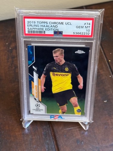 Erling Haaland 2019 Topps Chrome Sapphire