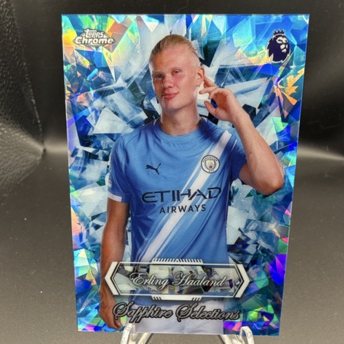 Erling Haaland 2023 Topps Chrome Sapphire