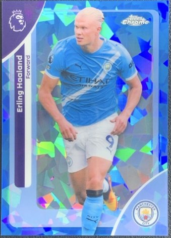 Erling Haaland 2025 Topps Chrome Sapphire