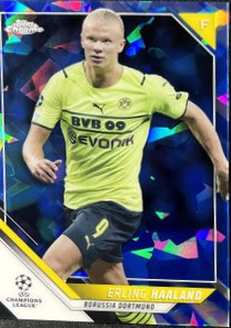 Erling Haaland 2021 Topps Chrome Sapphire