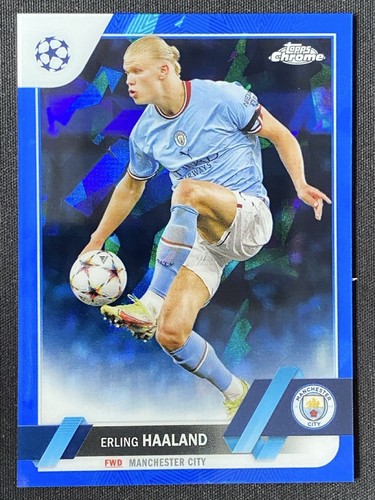 Erling Haaland 2022 Topps Chrome Sapphire