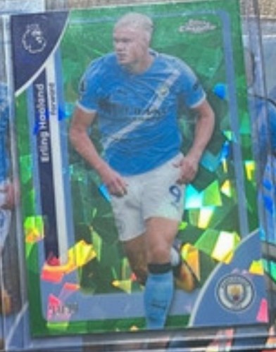 Erling Haaland 2025 Topps Chrome Sapphire /99