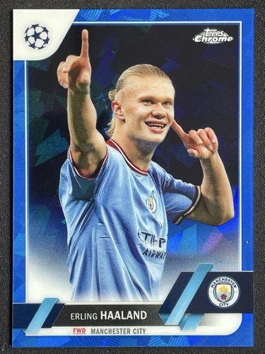 Erling Haaland 2022 Topps Chrome Sapphire /99