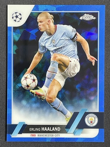 Erling Haaland 2023 Topps Chrome Sapphire /99