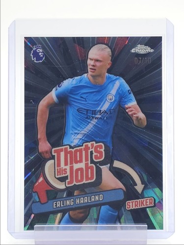 Erling Haaland 2026 Topps Chrome Sapphire Black /10
