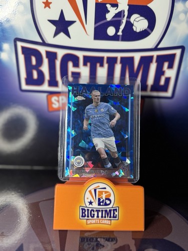 Erling Haaland 2024 Topps Chrome Sapphire Blue
