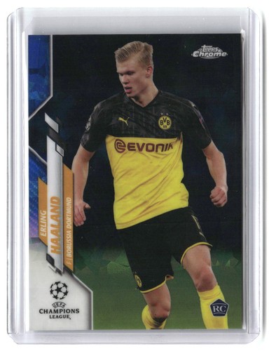 Erling Haaland 2019 Topps Chrome Sapphire Edition