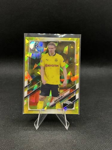 Erling Haaland 2020 Topps Chrome Sapphire Yellow /99