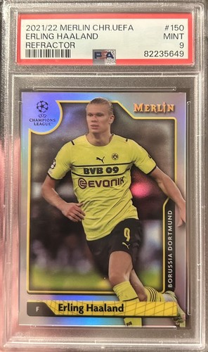 Erling Haaland 2021 Topps Chrome Silver Refractor #150