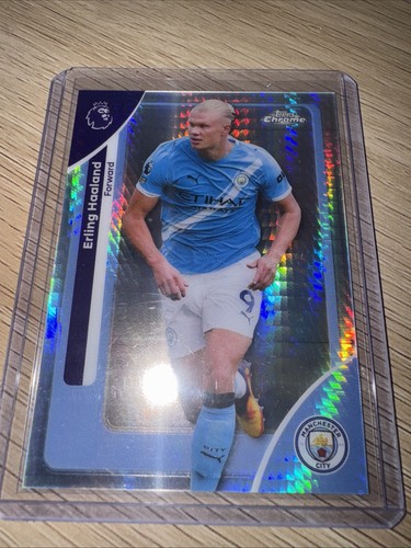 Erling Haaland 2025 Topps Chrome Silver Refractor
