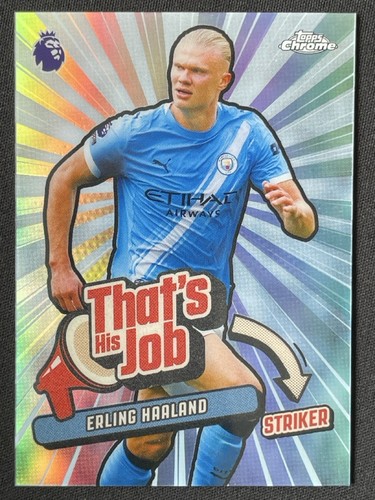 Erling Haaland 2025 Topps Chrome #THJ-13
